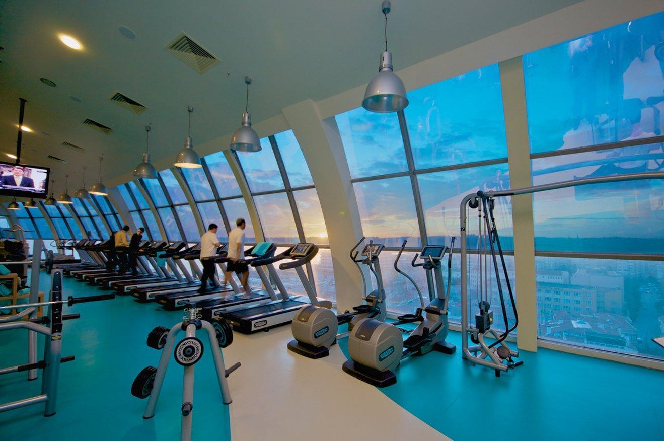 Eser Premium Hotel & Spa Buyukcekmece Fasilitas foto The gym at the 88th floor
